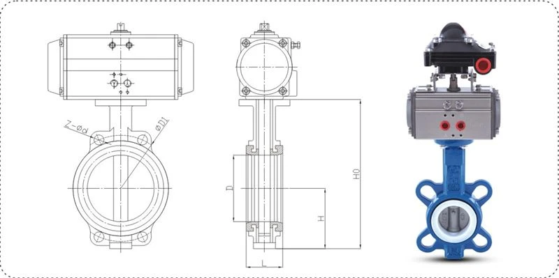 Pneumatic Butterfly Valve Pneumatic Butterfly Valve