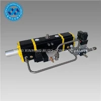 How to adjust the speed of an AT Pneumatic Actuator?