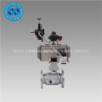 Pneumatic Actuator Jacketed Flange Ball Valve