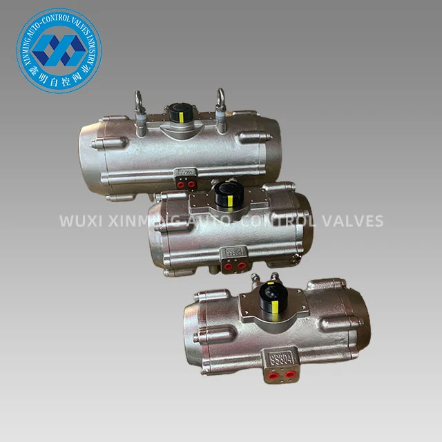 Stainless Steel Pneumatic Rack And Pinion Actuator 90 Degree