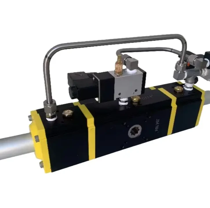 2 Way Ball Valve Three Stage Pneumatic Actuator