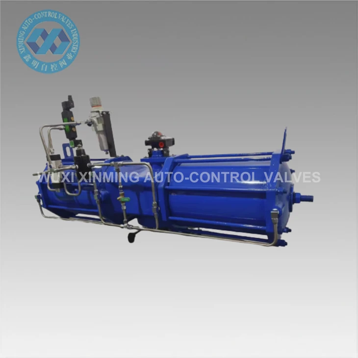 High Torque Fork Type Single And Double Acting Pneumatic Actuator Can Be Customized