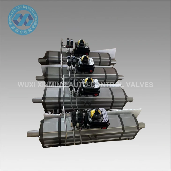 Pneumatic Actuator For Three-stage Flow Control Of Petrochemical Pipeline