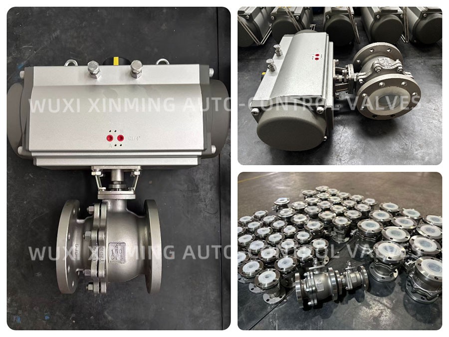 Pneumatic Actuator Metal-to-metal Flange Ball Valve Pneumatic Actuator Metal-to-metal Flange Ball Valve