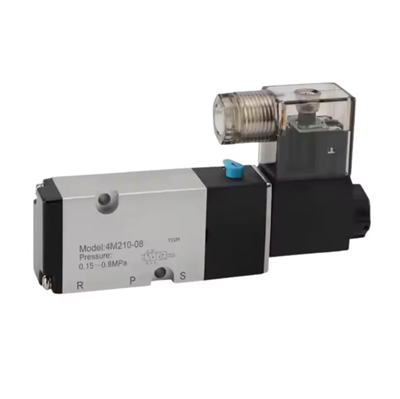 2-way 5-port High-pressure Pneumatic Solenoid Valve (0-10MPa)