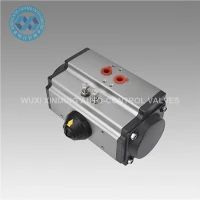 At GT Series Single And Double Acting Pneumatic Butterfly Valve Actuator 90 Degrees Rotation