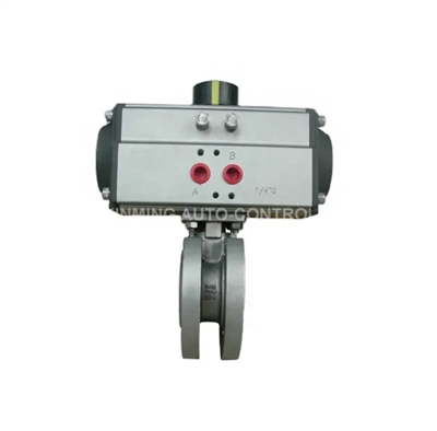 Chinese Pneumatic Actuator Wafer Thin Ball Valve Factory Price
