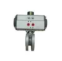 Chinese Pneumatic Actuator Wafer Thin Ball Valve Factory Price