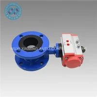 Custom Single And Double Action Flanged Butterfly Valve