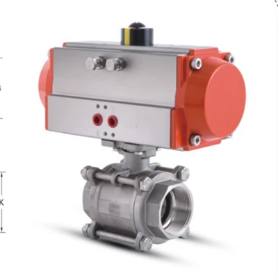 High - Temperature - Resistant Pneumatic Thread Ball Valve