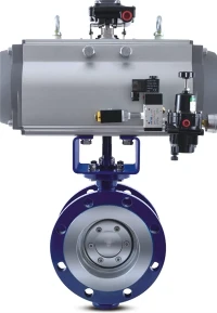 Pneumatic Actuator-operated Butterfly And Piston Valves