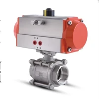 Precision Flow - Controlling Pneumatic Thread Ball Valve: 90° Rotation For High - Efficiency Opening And Closing