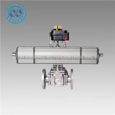 Three-position Pneumatic Actuator For Precise Flow Regulation