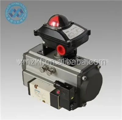 Valve Airtac Pneumatic Cylinder Actuator With Actuator Position Indicator And Airtac Solenoid Valve