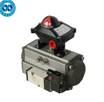 Valve Airtac Pneumatic Cylinder Actuator with actuator position indicator