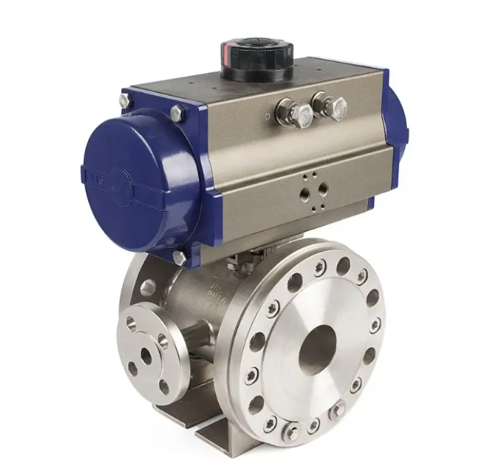 Stainless Steel Flanged Floating Jacketed Ball Valve For Investment Casting