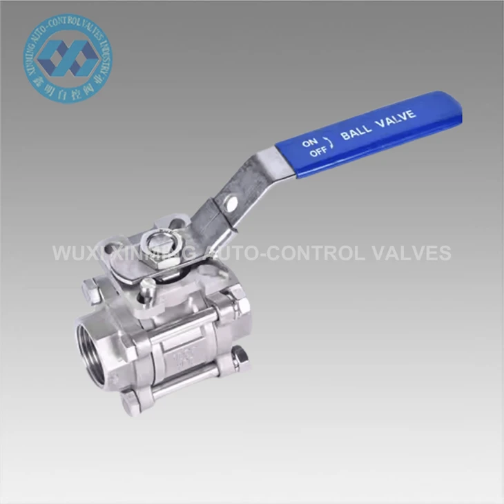 Stainless Steel Pneumatic Ball Valve With Internal Thread
