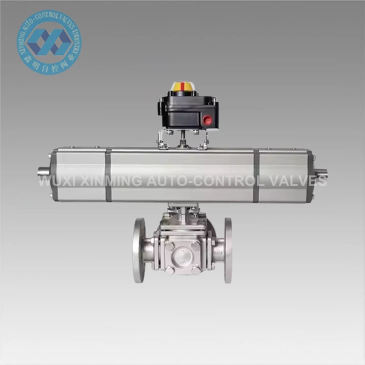 Three-position Pneumatic Actuator For Precise Flow Regulation