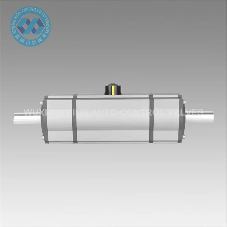 Three-position Rack And Pinion Design 0 45 90 180 Degree Rotary Double Acting Pneumatic Actuator