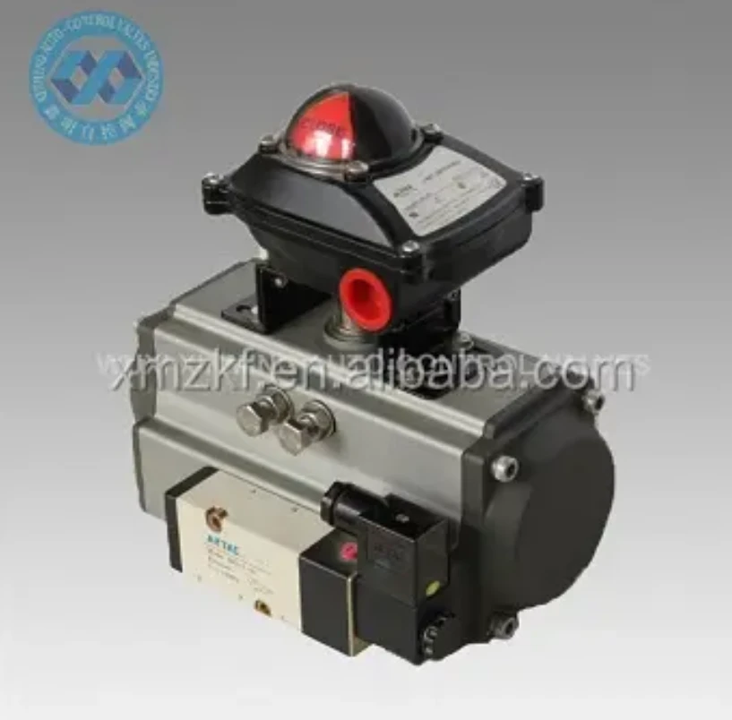 Valve Airtac Pneumatic Cylinder Actuator With Actuator Position Indicator And Airtac Solenoid Valve
